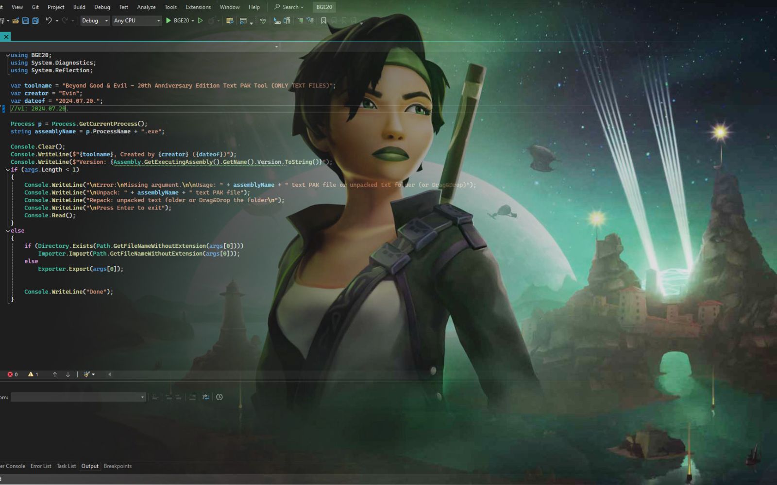 A 20 éves Beyond Good and Evil fordítása