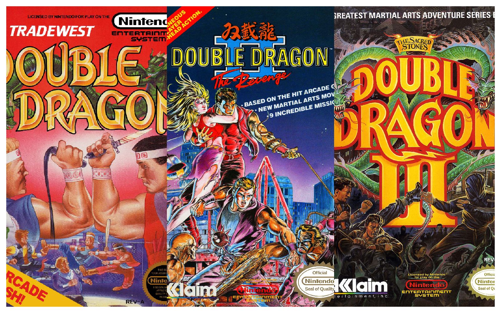 Double Dragon NES trilógia