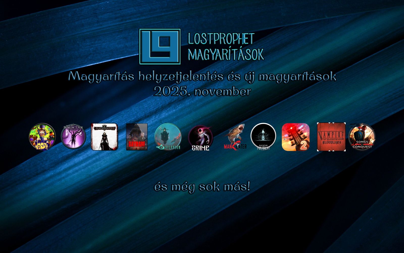 Lostprophet helyzetjelentés és új magyarítások